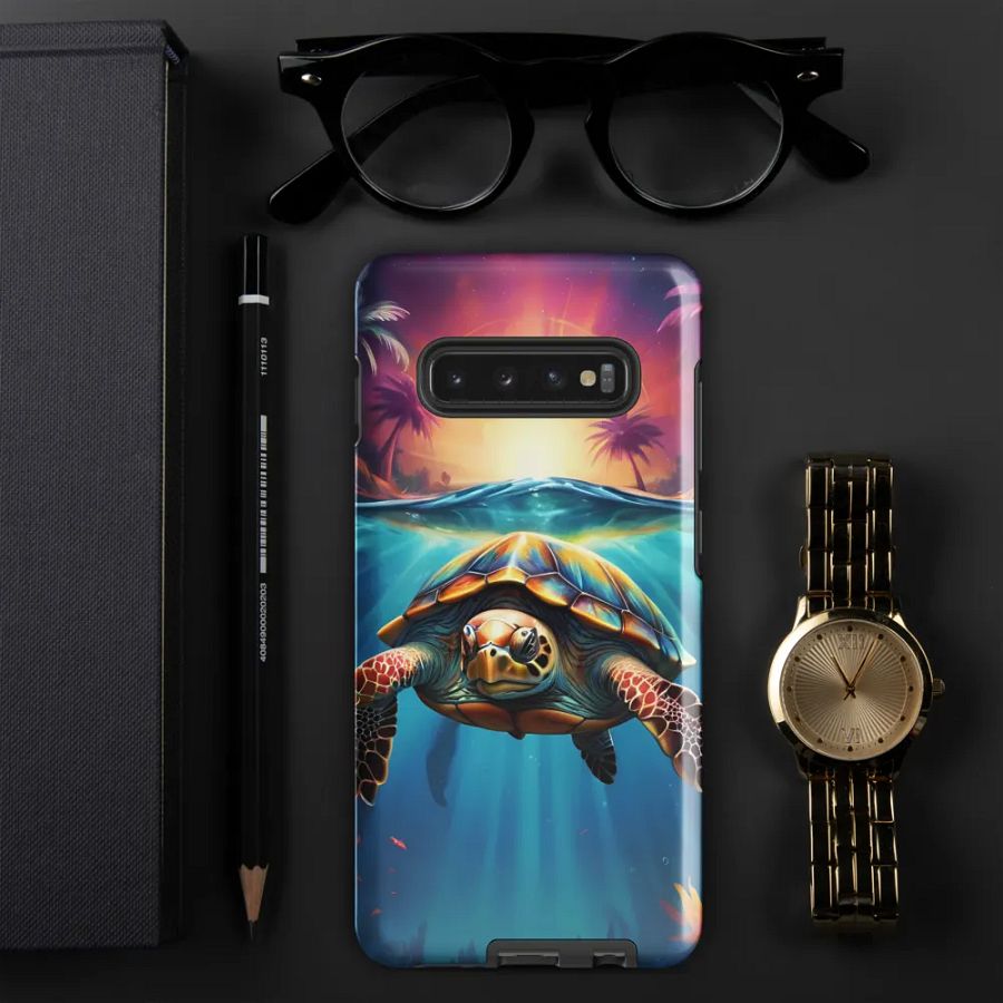 Tropical Turtle Adventure Samsung Galaxy Case product image (51)