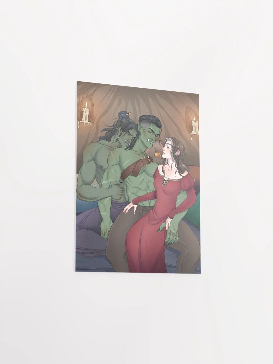 The Widow and the Orcs Art Print, by Bloodwrit product image (9)