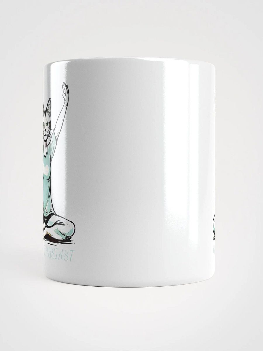 Funny Yoga Cat Mug for Yoga Enthusiasts - Cute Yoga Pose Cat Mug - Perfect Gift for Cat Lovers and Yoga Fans product image (5)