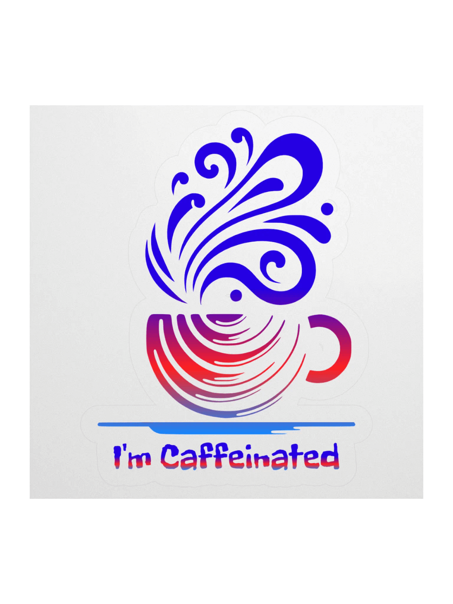 I'm Caffeinated Kiss Cut Stickers product image (3)