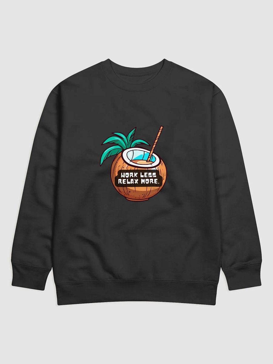 Tropical Relaxation Unisex Sweatshirt | | work less relax more product image (1)