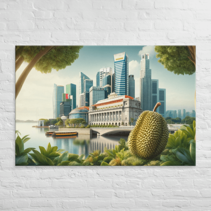 Durian's Perspective Canvas: Singapore's Skyline Symphony product image (8)