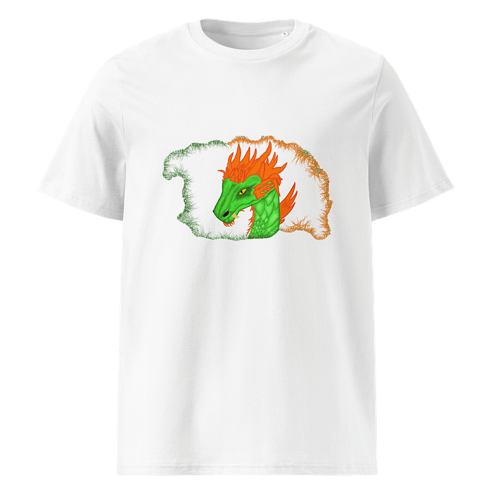 Dragon Fire Unisex Organic Cotton T-Shirt product image (1)