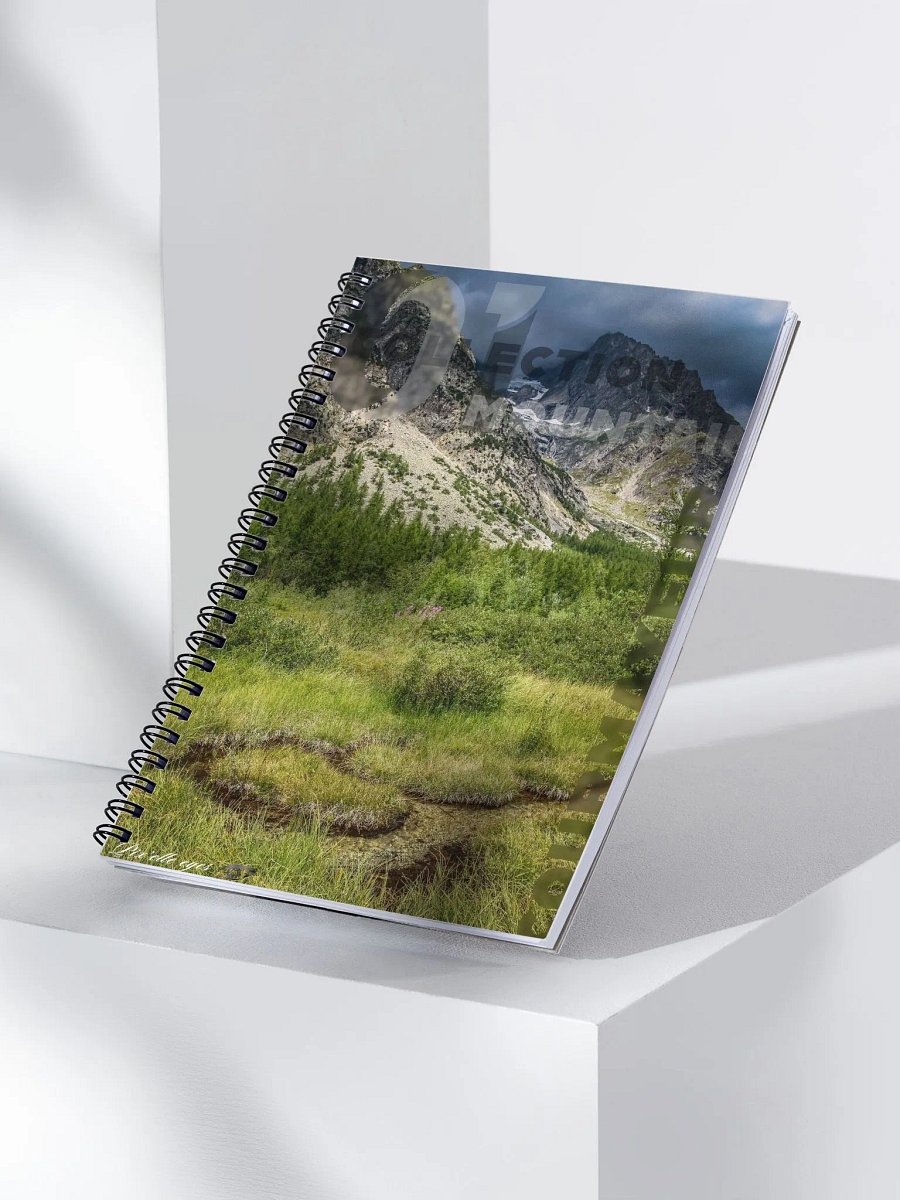 Notebook with Fine Art Photography – Courmayeur – French Alps – A5 Format product image (3)