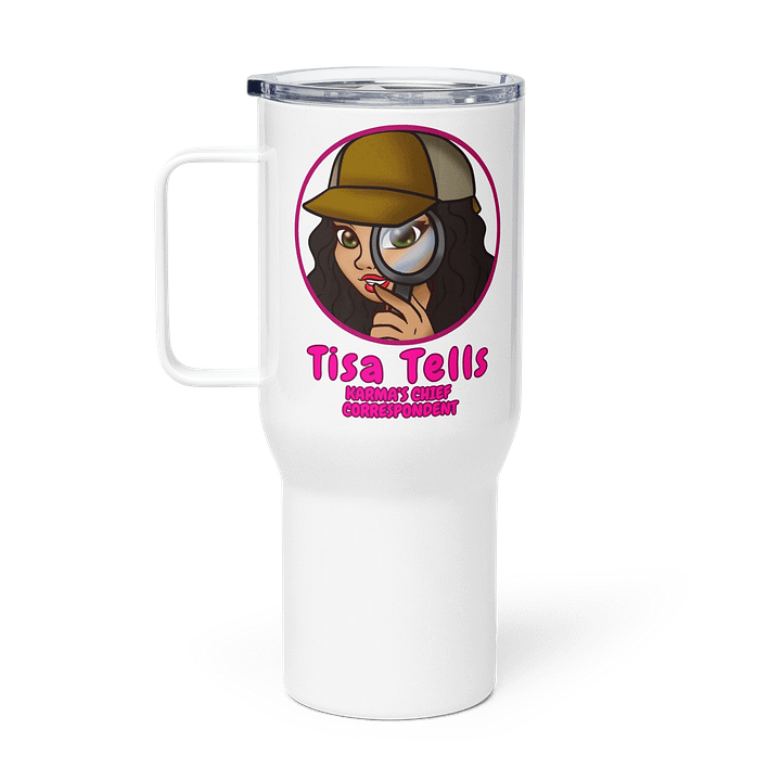 Pink Tisa Tells travel mug Cup product image (1)