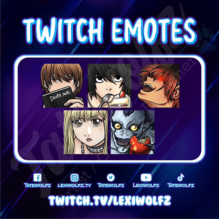 Twitch Emotes: Deathnote product image (1)