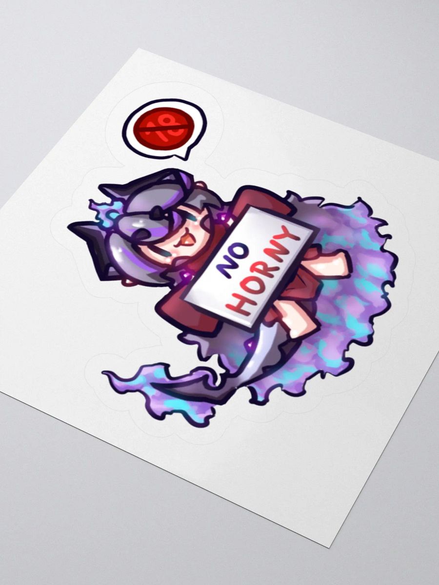 "No Horny" Phibi Sticker product image (3)