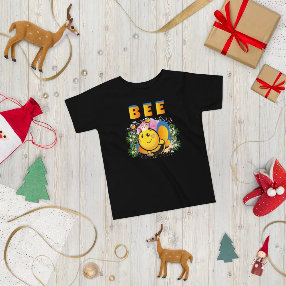 Cute Queen Bee Colorful Lovely T-Shirt-Funny Gift for Boys & Girls product image (7)