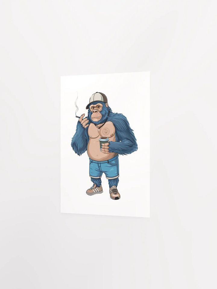 Blue Gorilla Enhanced Matte Paper Poster (in) product image (2)