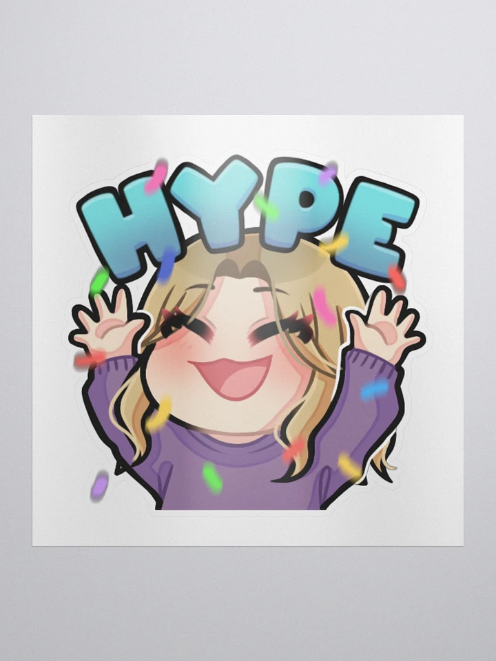 Wolfie Hype Sticker product image (1)