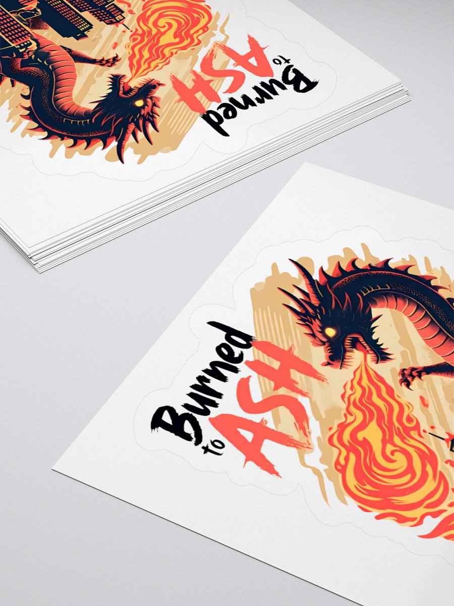 Fiery Dragon Destruction | 'Burned to Ash' Art Print product image (12)