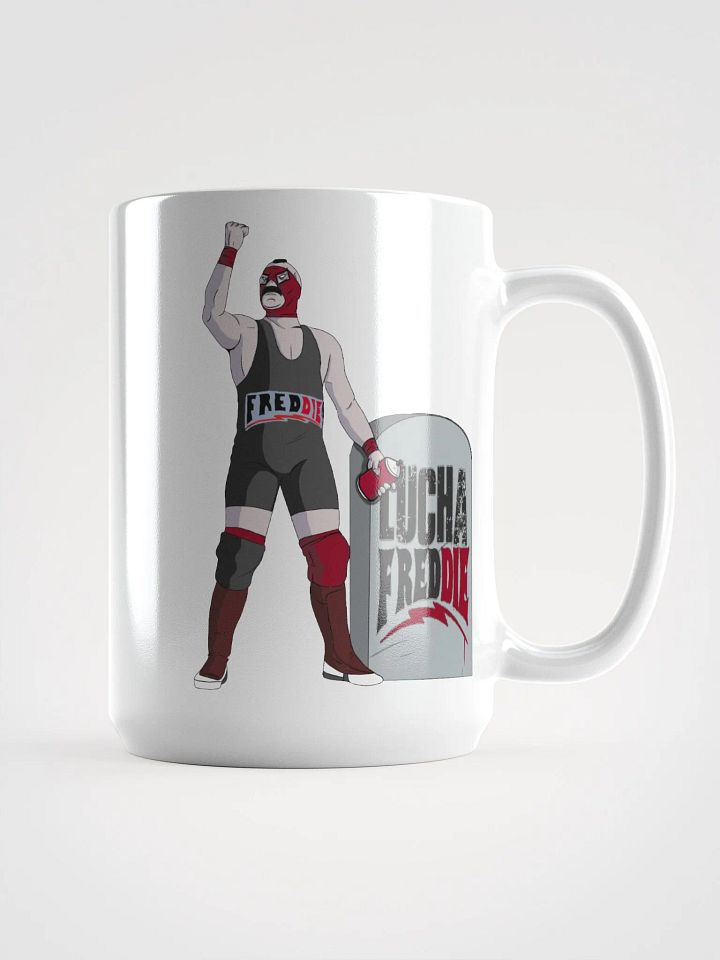 LuchaFredDIE gravestone mug product image (1)