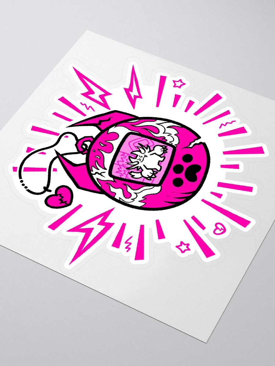Heartbreaker Virtual Meow // Sticker - Hot Pink product image (3)