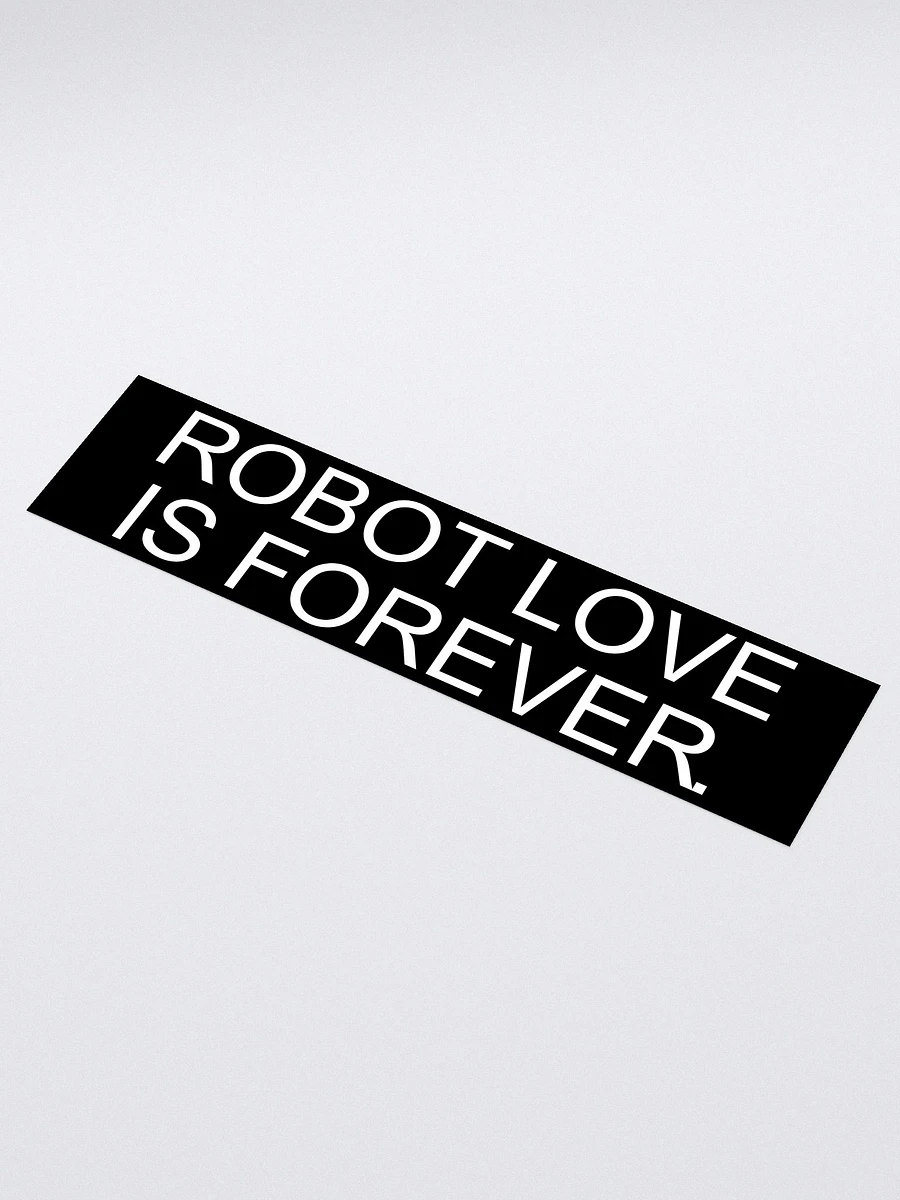 Robot Love bumper sticker product image (1)