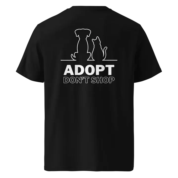 Adopt Don't Shop | Organic Cotton T-Shirt product image (2)