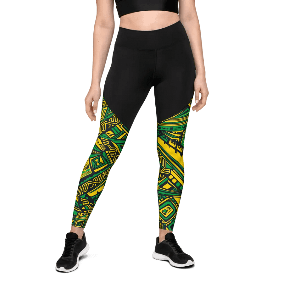 JAMAICA AZTEC PRINT LEGGIGS product image (3)