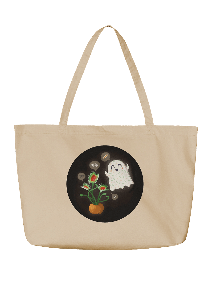 Little Ghost Plant Lover - Carnivorous Plant - Tote Bag product image (4)