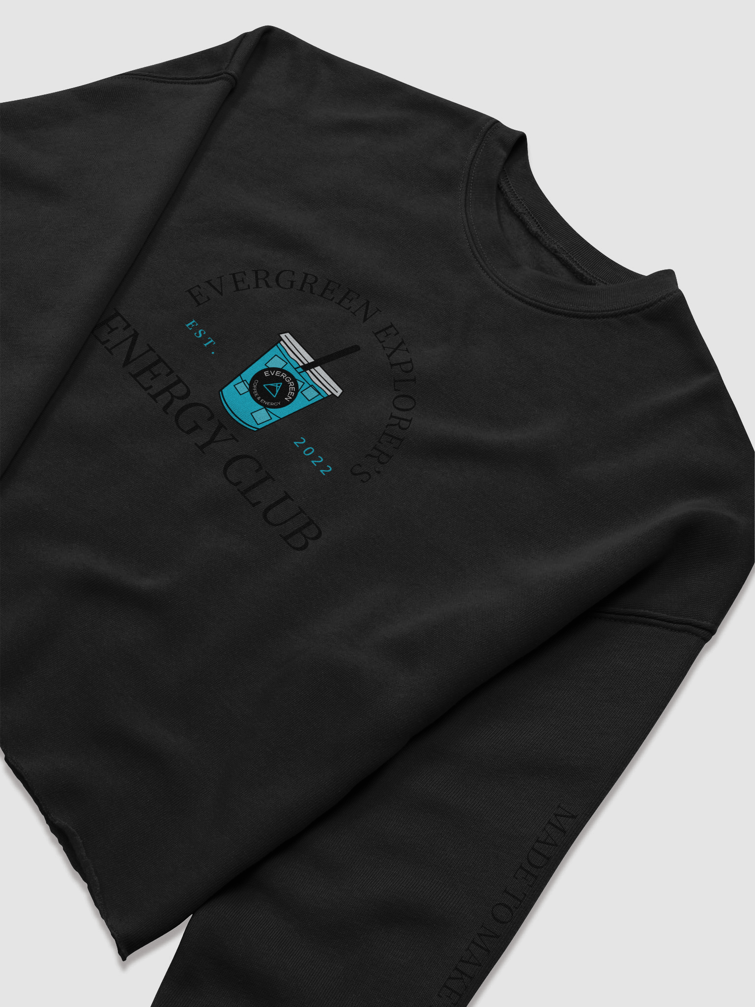 Energy Cropped Crewneck | Coffee Club product image (5)