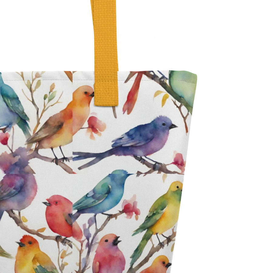 Multi Coloured Birds Tote Bag product image (5)