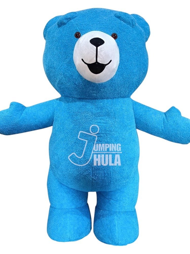 Inflatable Furr Mascot Teddy Bear Blue product image (1)