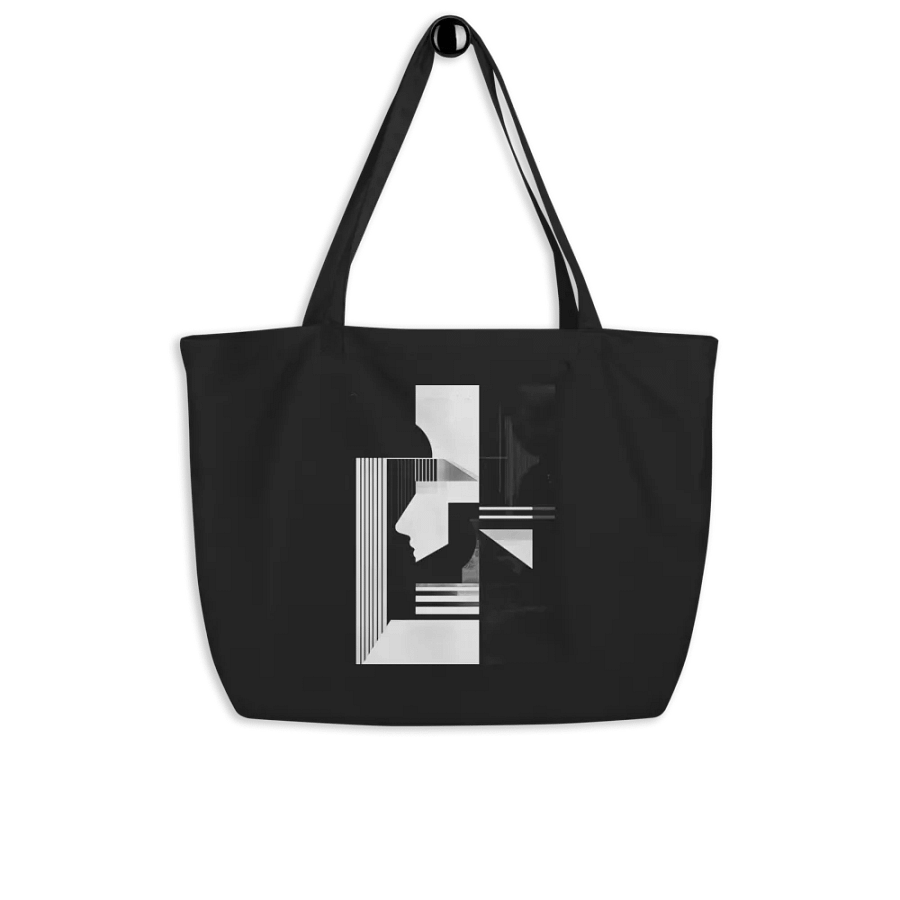 Abstract Persona 005 (Black) (Organic Cotton Tote) product image (4)