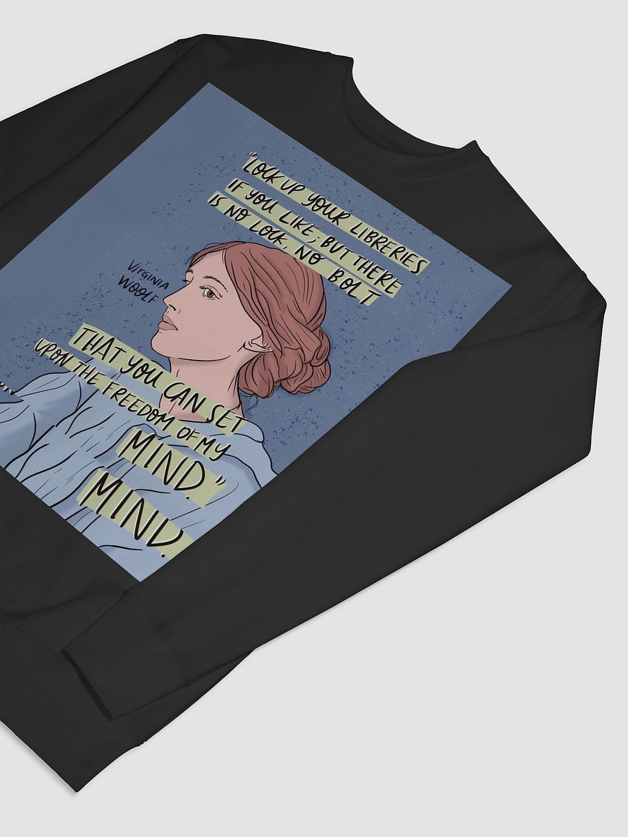 Virginia Woolf Quote Portrait Sweatshirt product image (61)