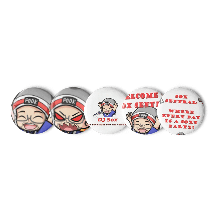 Sox Sentral/DJ Sox Buttons product image (2)