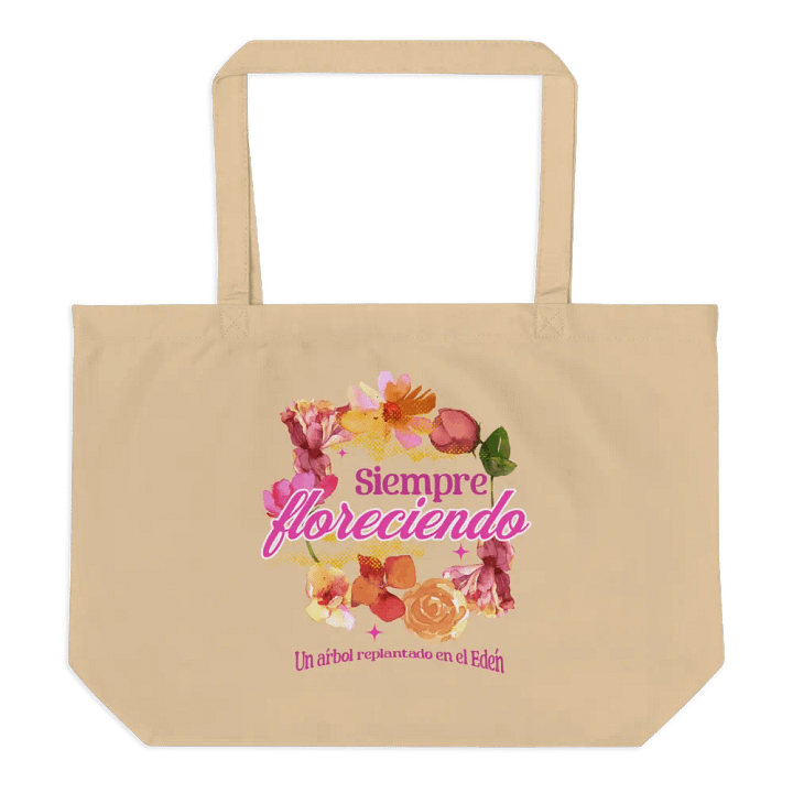 Siempre Floreciendo Organic Tote product image (2)