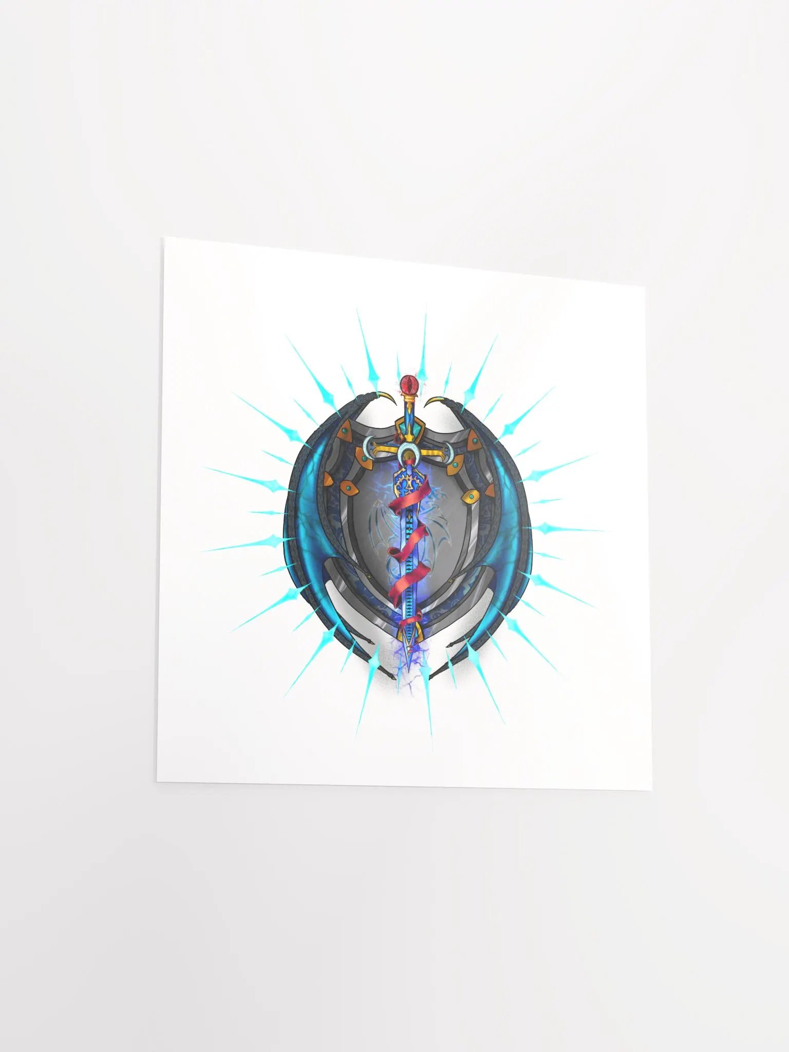 Azure Vice Commander Crest Print product image (3)