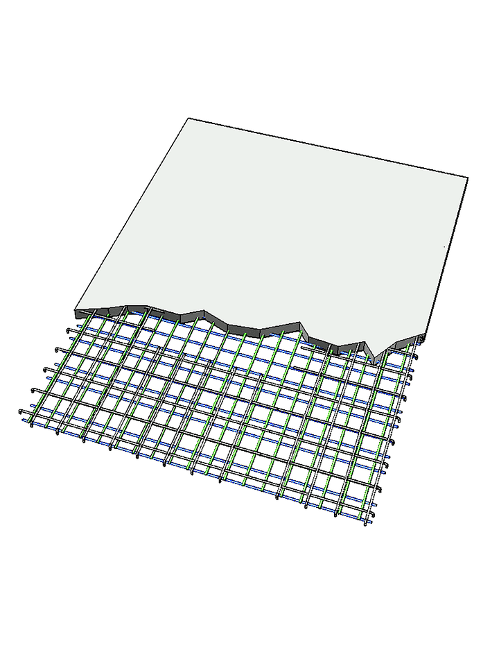 Slab Reinforcement Plan: DWG / PDF / SKP Files product image (2)