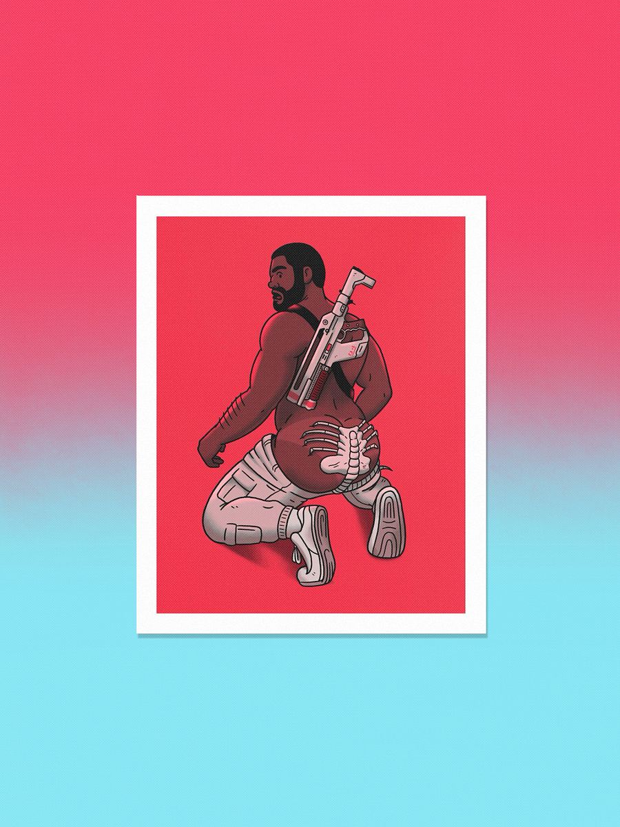 Butthugger Alien 8x10 Print product image (1)