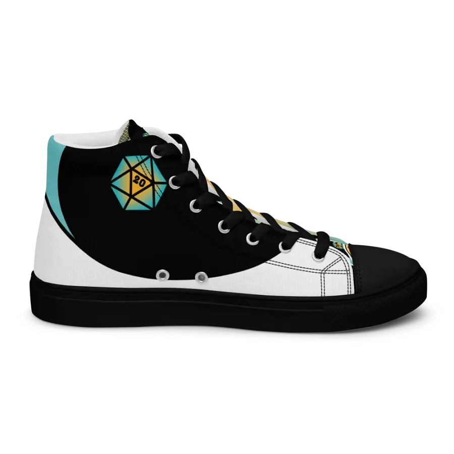 d20 Yin Yang Gradient Hi-Tops product image (1)