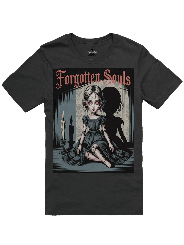 Forgotten Souls Unisex Supersoft T-Shirt by Midnight Veil Designs - Gothic Black, Red & More product image (1)