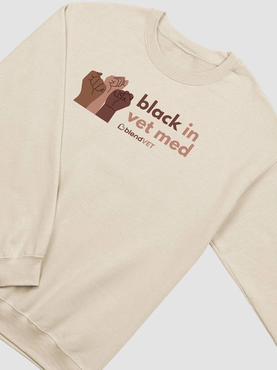 Black in Vet Med Crewneck Sweatshirt product image (4)