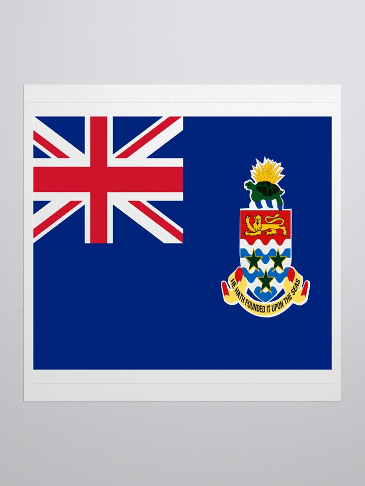 Cayman Islands Flag Sticker | Union Jack Design | Durable Vinyl | 3 Sizes product image (2)