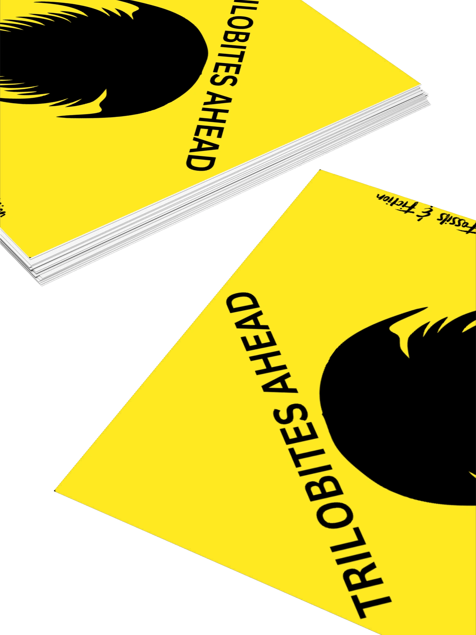 Trilobites Ahead Street Sign (Stickers) product image (12)