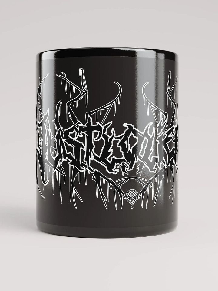 Justloliehh metal logo Black MUG product image (1)