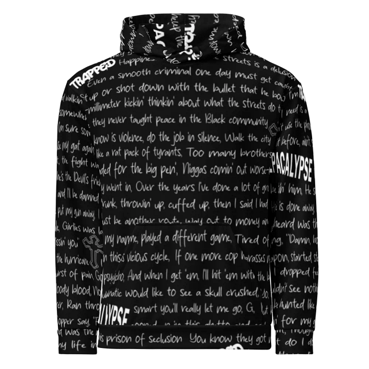 Trapped - 2Pac - BLACK - Unisex Hoodie product image (2)
