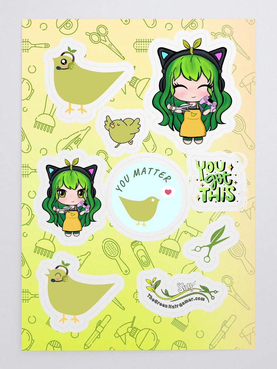 Green Sticker Sheet product image (3)