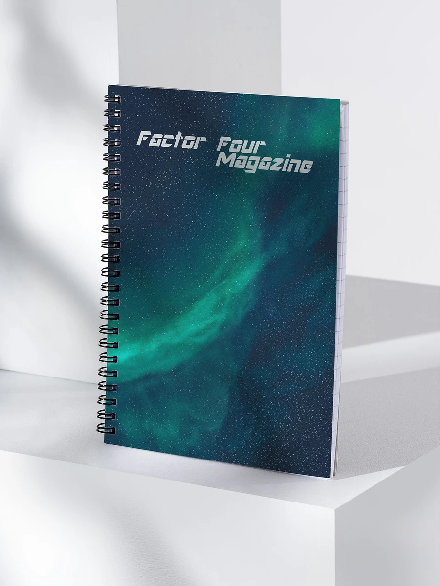 Factor Four Magazine Polar Lights Spiral Notebook product image (3)