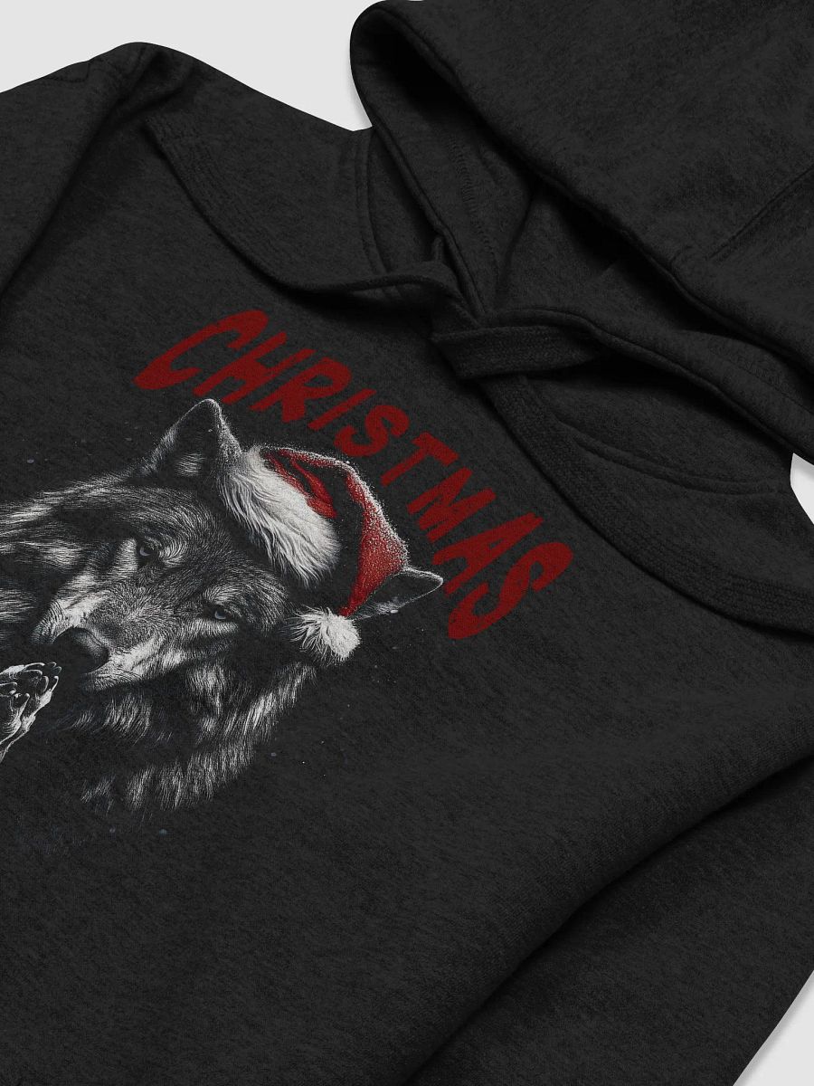 Santa Paws Wolf Christmas Hoodie product image (11)
