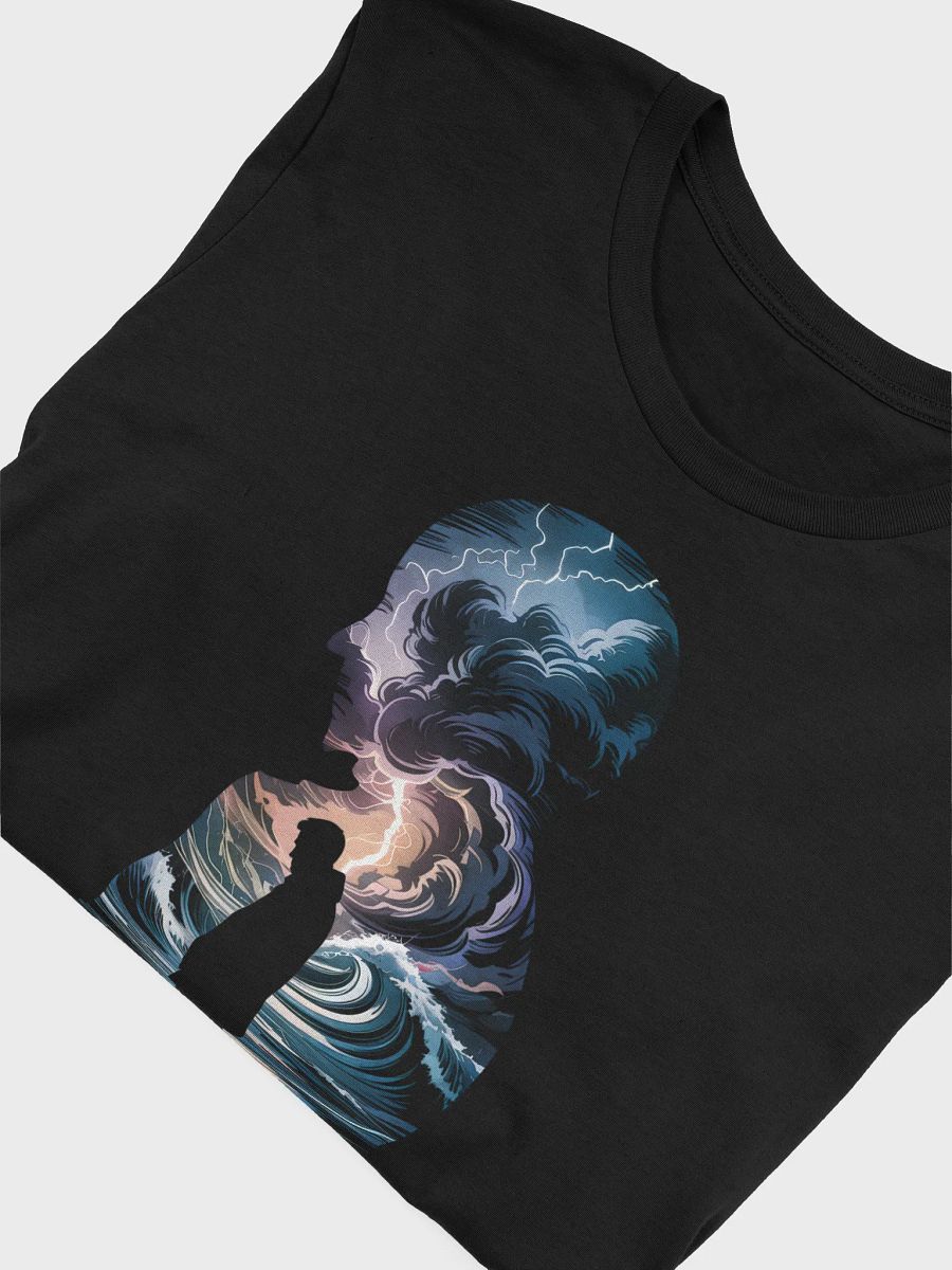Storm Within Graphic Tee | Mental Resilience Abstract Art Design product image (5)