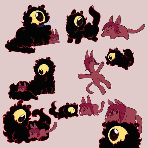 Silly new boyfriend creatures now in cubes why cause I said so #johndoegame #johndoefanart