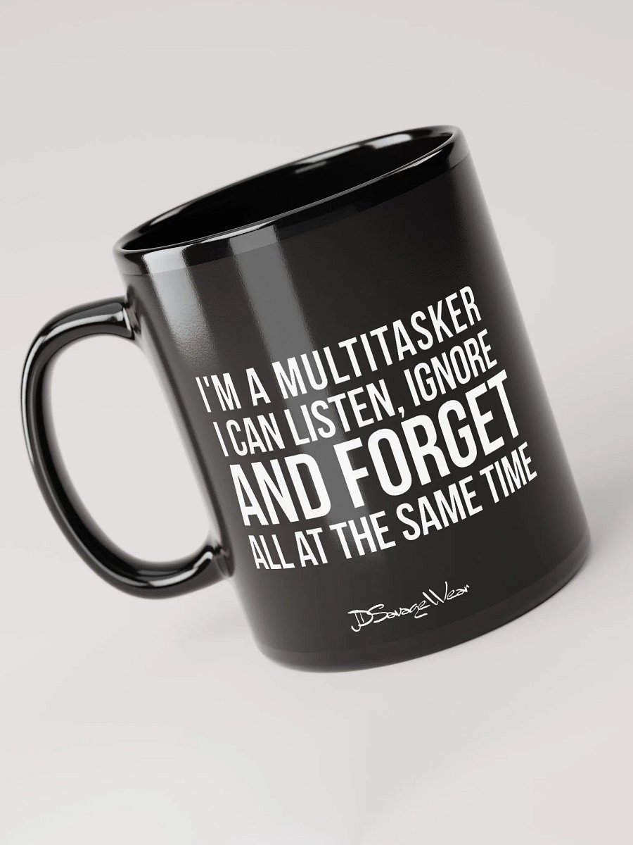 Multitasker Black Glossy Mug product image (5)