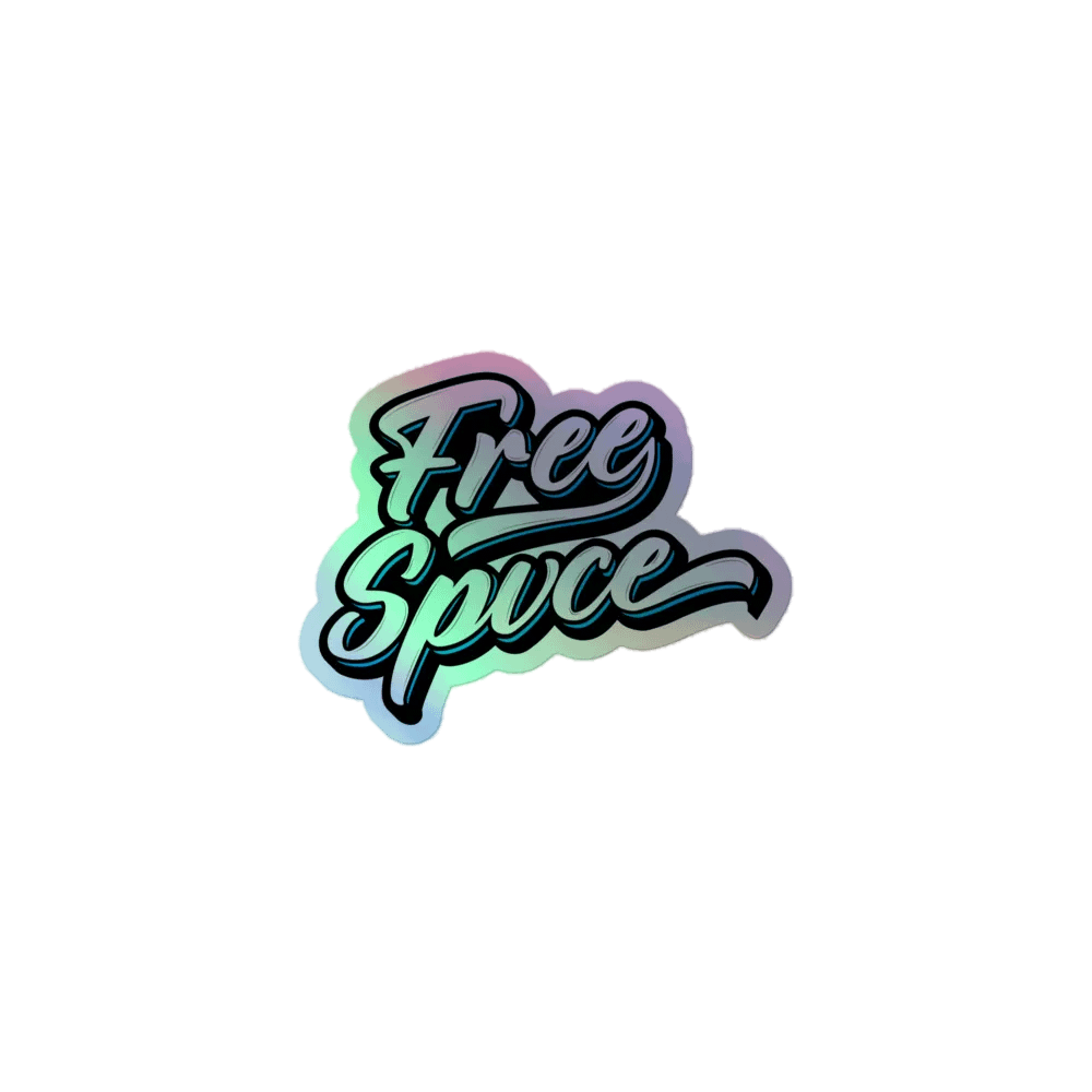 Vintage FS Holographic Sticker product image (1)