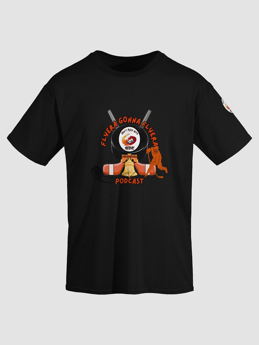 Flyera Gonna Flyera Podcast T with sleeve logo product image (3)
