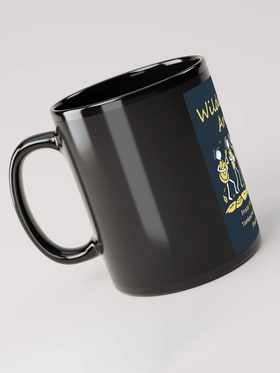 Black Wilderness Army Tambourine Dance Glossy Mug product image (3)