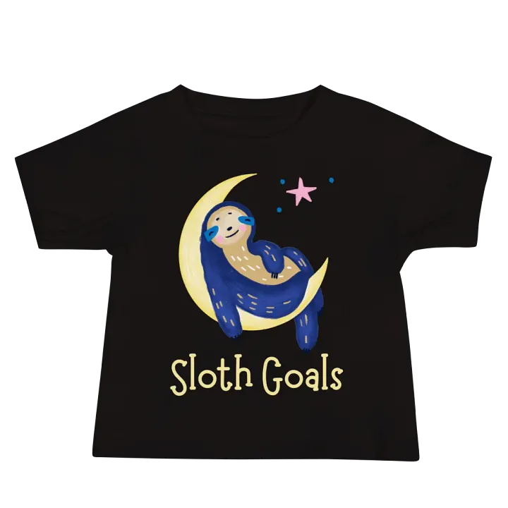 Sloth Goals Baby T-Shirt product image (1)