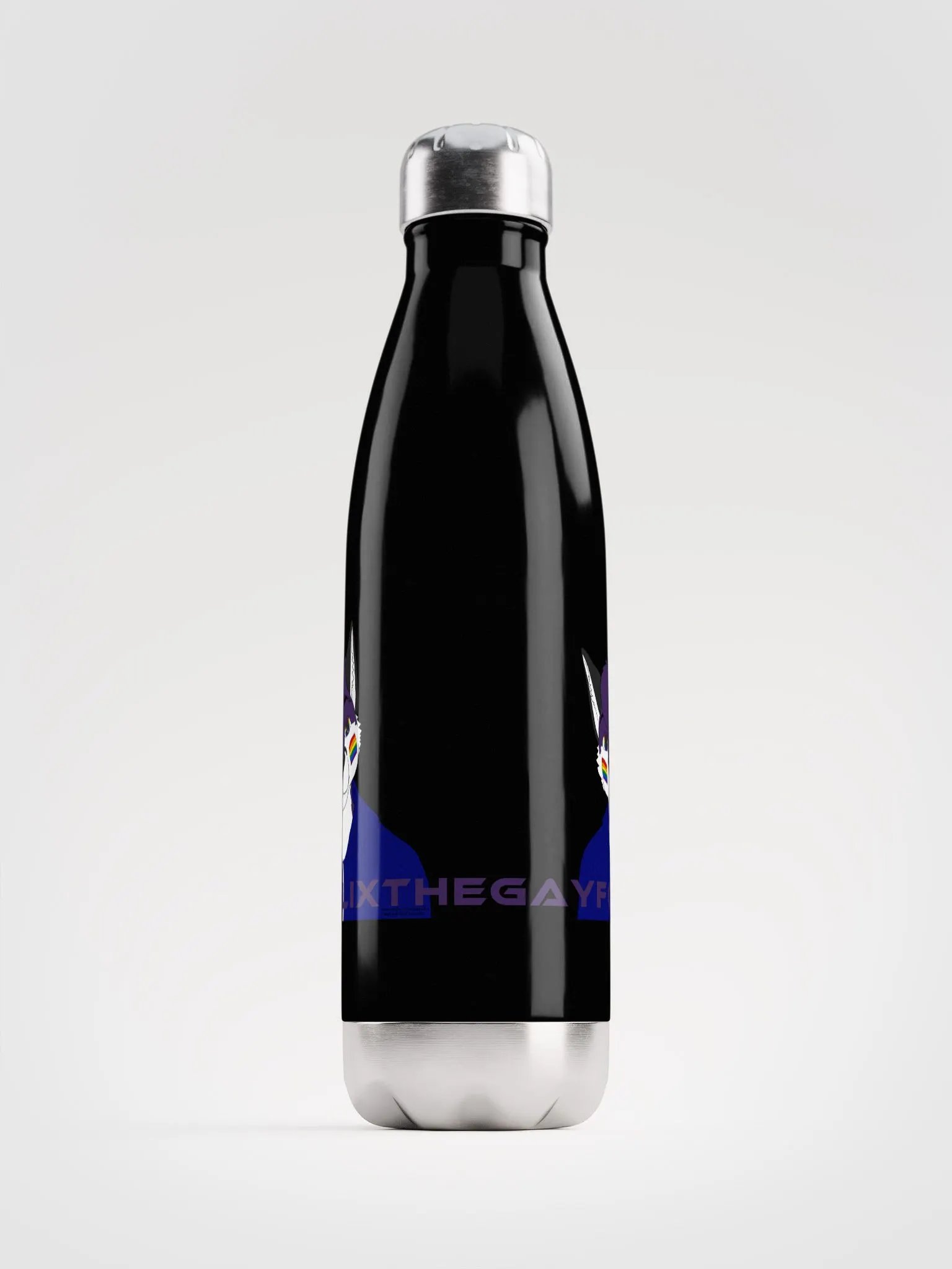 FelixTheGayFox - Stainless Steel Water Bottle product image (1)