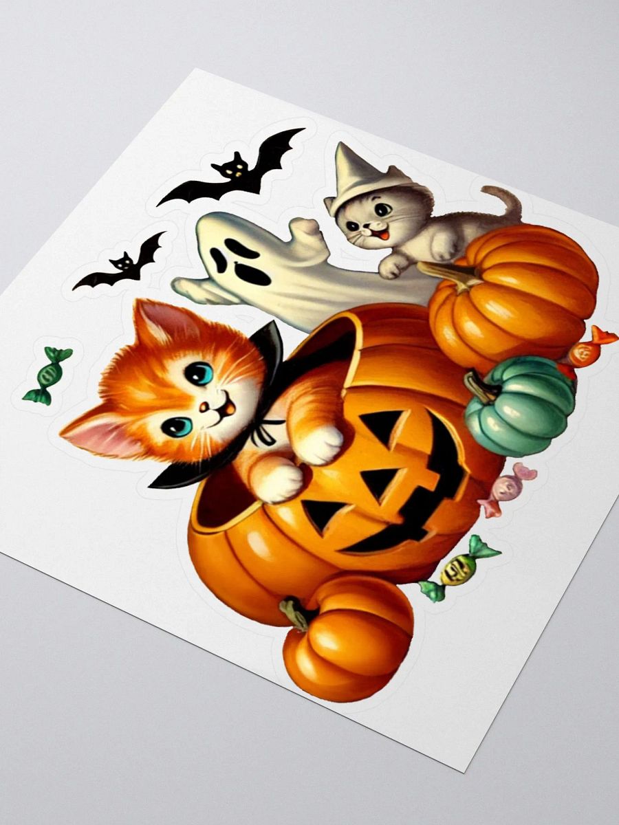 Kittens and Ghost Halloween Stickers product image (3)